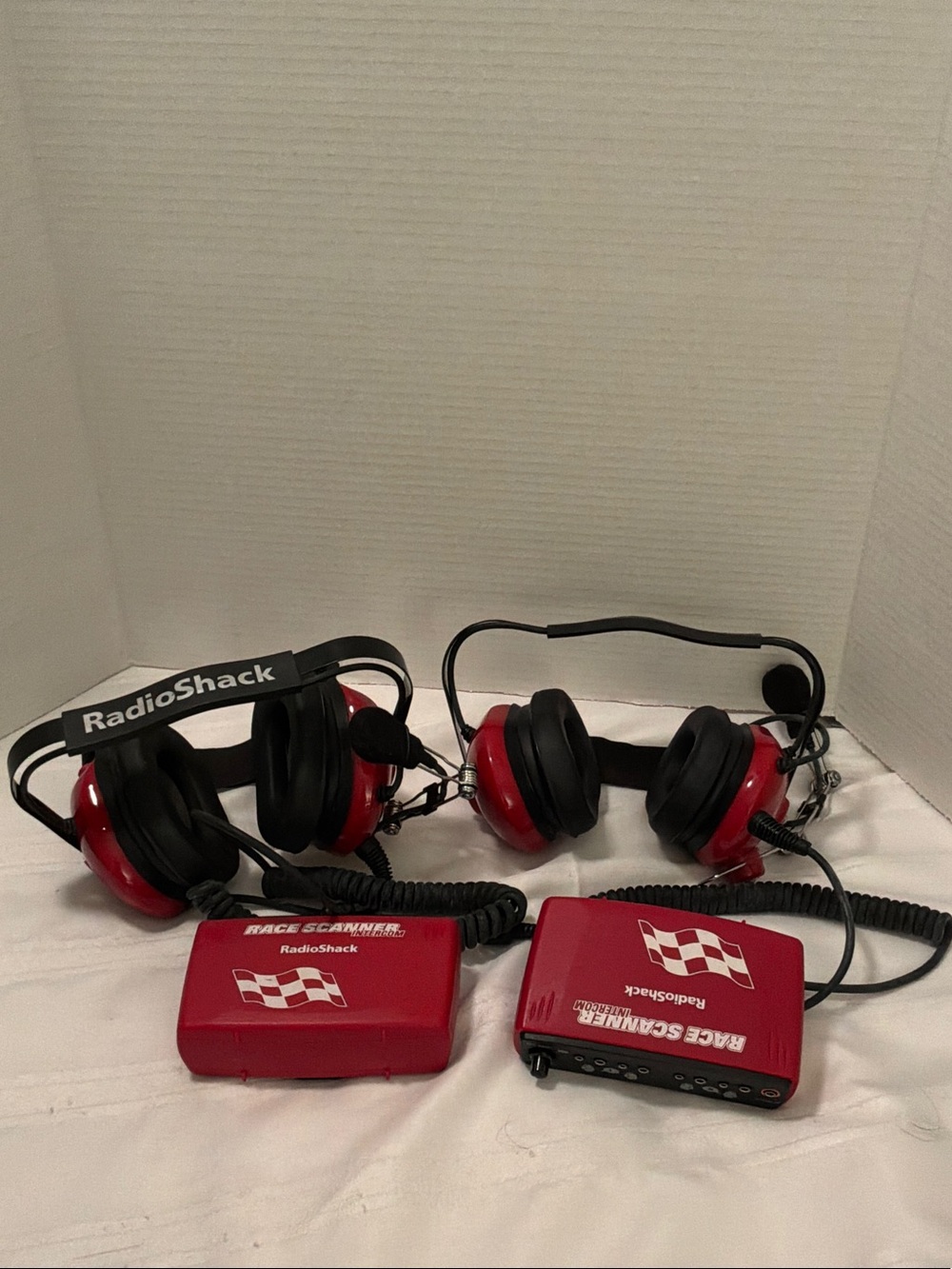 RadioShack Red Race Scanner Headset System - Dual-Set
